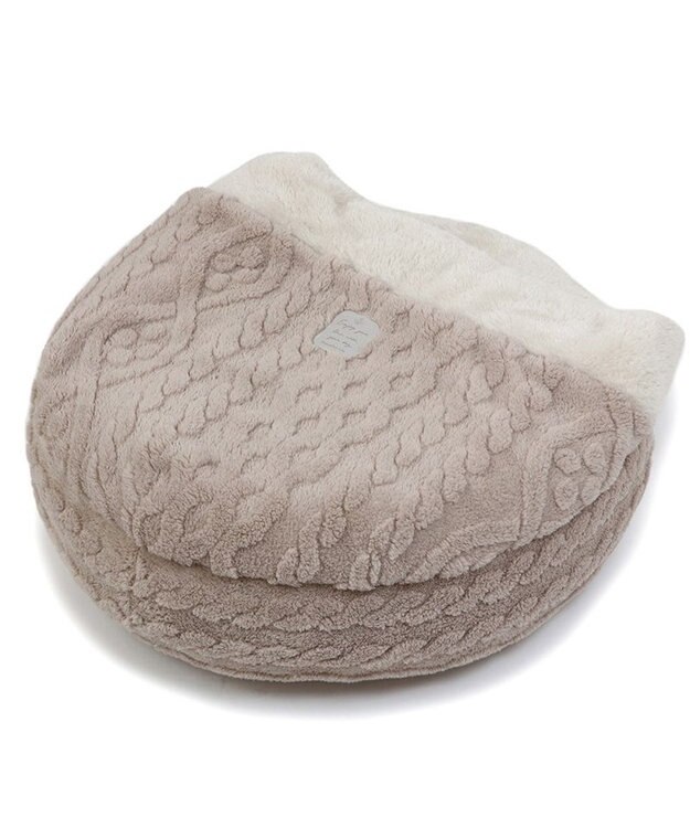 PET PARADISE ペットパラダイス 丸型寝袋 遠赤外線 《アラン柄》 60cm アラン柄