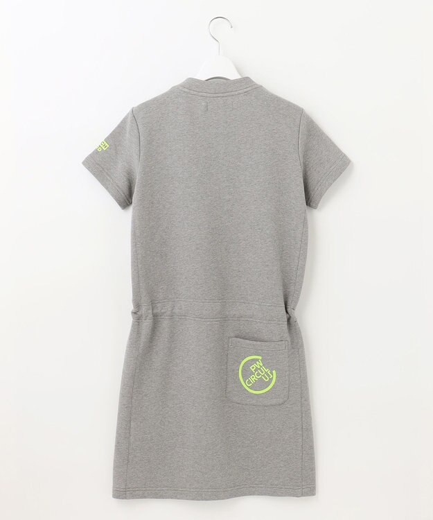 PW CIRCULUS 【WOMEN】アスレジャー 裏毛 モックネック ワンピース ライトグレー系