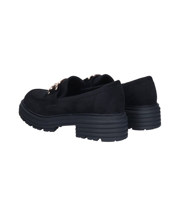 Bridget Birkin 【Bridget Birkin】チェーンベルトローファー ブラックスウェード