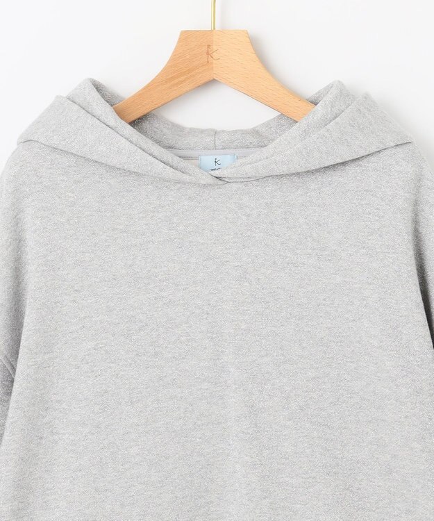 組曲 【WEB限定】シャイニーラメ パーカー シルバー系