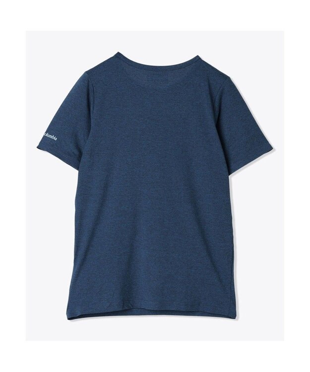 Columbia Columbia/ 【KIDS】テックトレイルショートスリーブグラフィックシャツ /コロンビア Collegiate Navy Heather、 Ridge Line Life