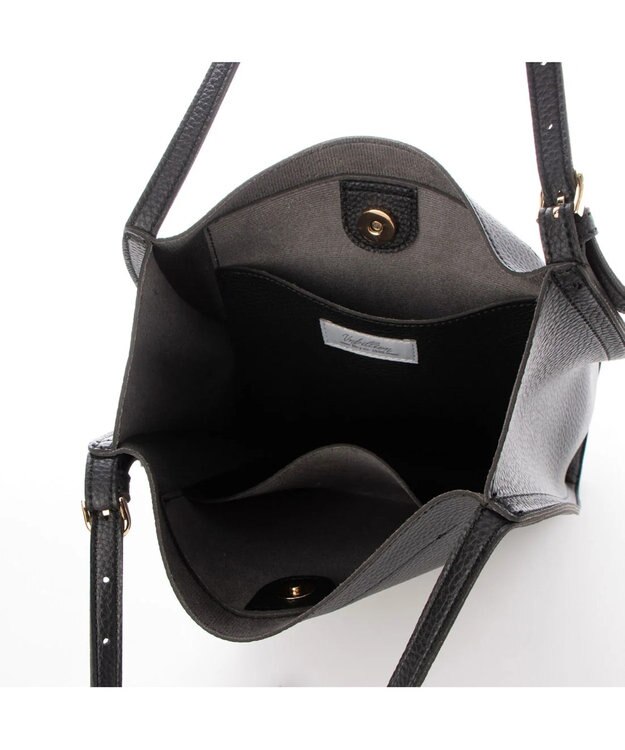 UNBILLION cachecache チェンジスカーフA4縦型トートバッグ ブラック