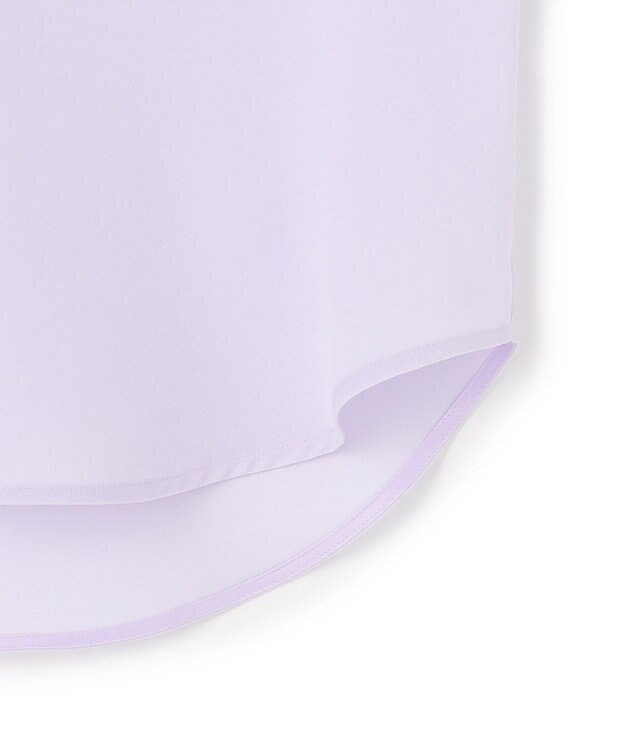 BEIGE， 【洗える】STOW / パフスリーブボウタイブラウス Lilac