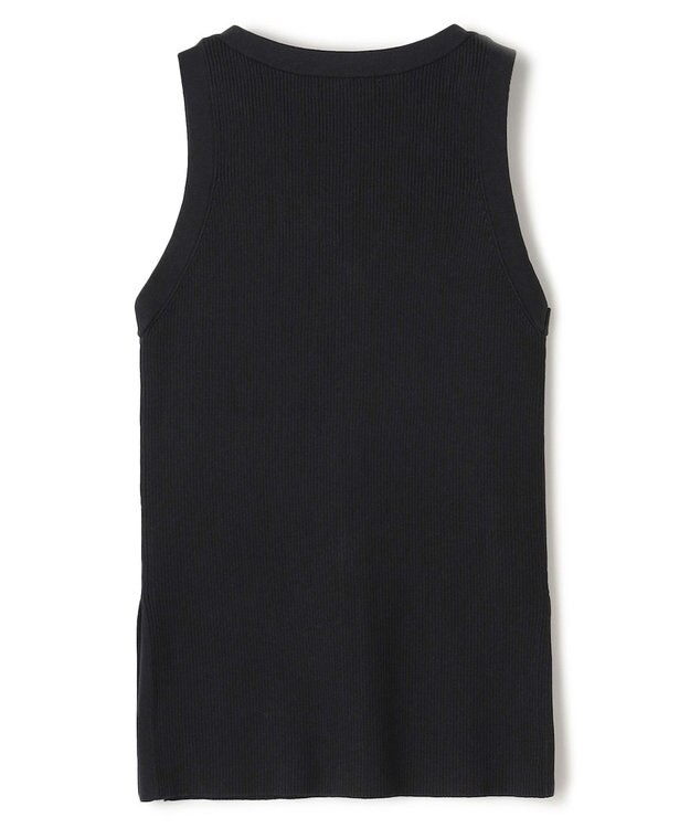 uncrave リブニット 2WAYタンクトップ ブラック