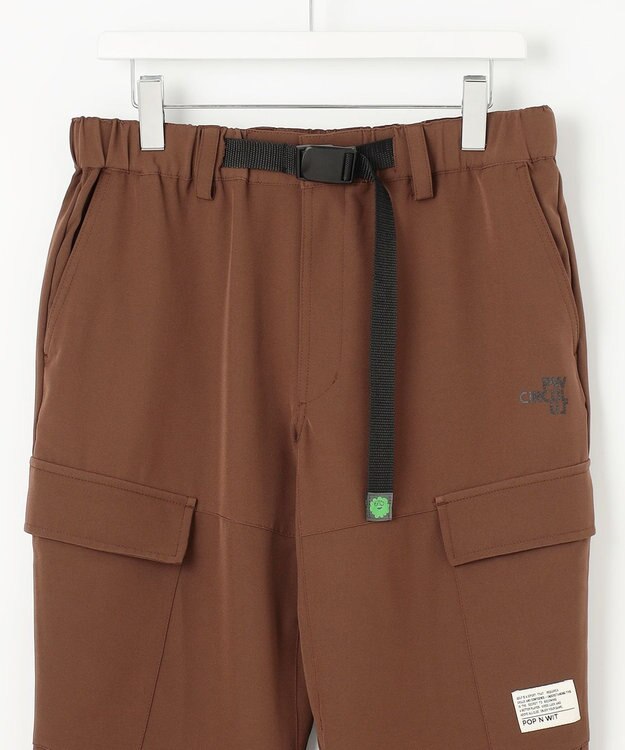 PW CIRCULUS 【MEN】ワイド カーゴパンツ ダークブラウン系