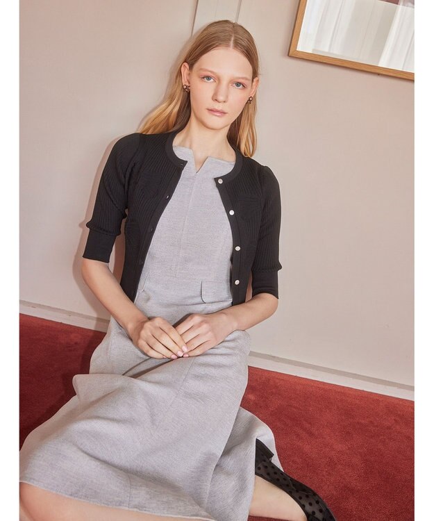 TOCCA 【00サイズあり・消臭】SUMMER LUMINOUS ドレス ライトグレー系