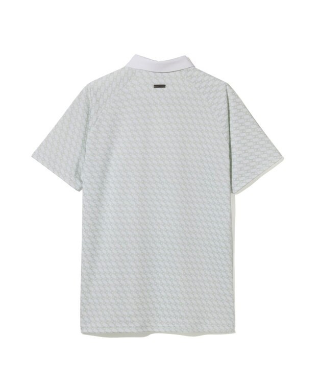 ZERO HALLIBURTON モノグラム柄 ポロシャツ ZHG-M6S8  85195 ホワイト