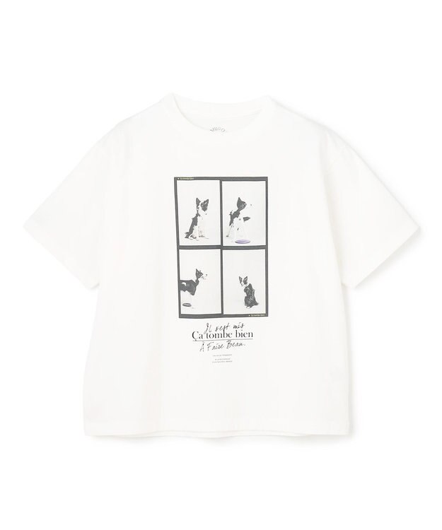 UNFILO CLEAN-Tee ホワイト/犬