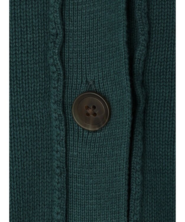 CRAFT STANDARD BOUTIQUE Ｖネックアウトリンキングカーディガン Green