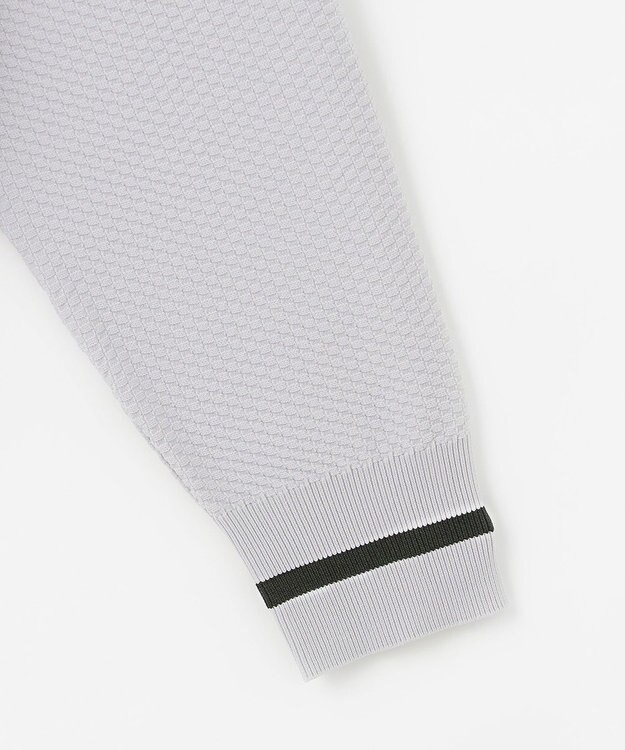 23区GOLF 【MEN】【ウォッシャブル】ニットカーデガン 軽く羽織れて動きやすい 日常使いに便利 ライトグレー系