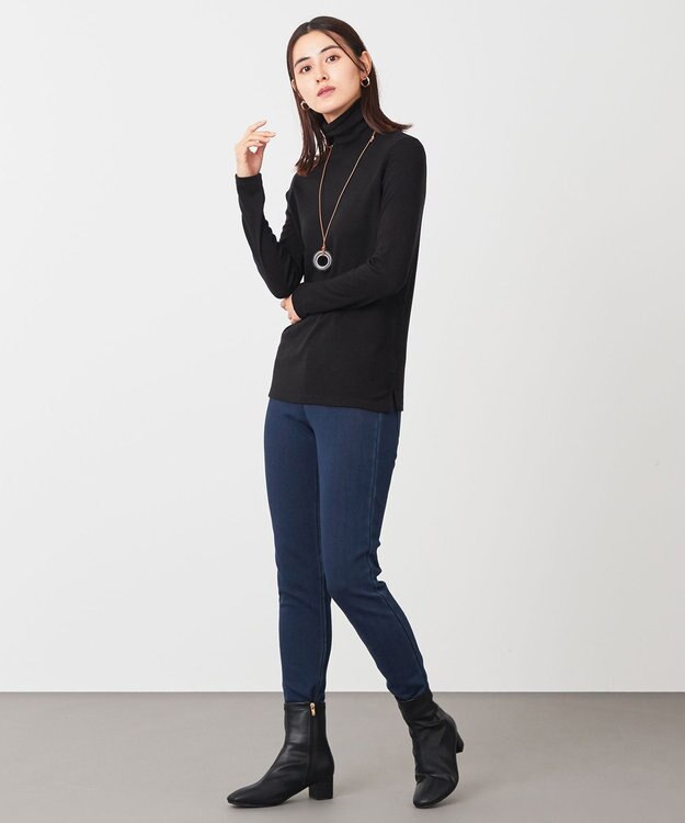 ANY 【裏起毛】ウォームタッチパンツ デニム