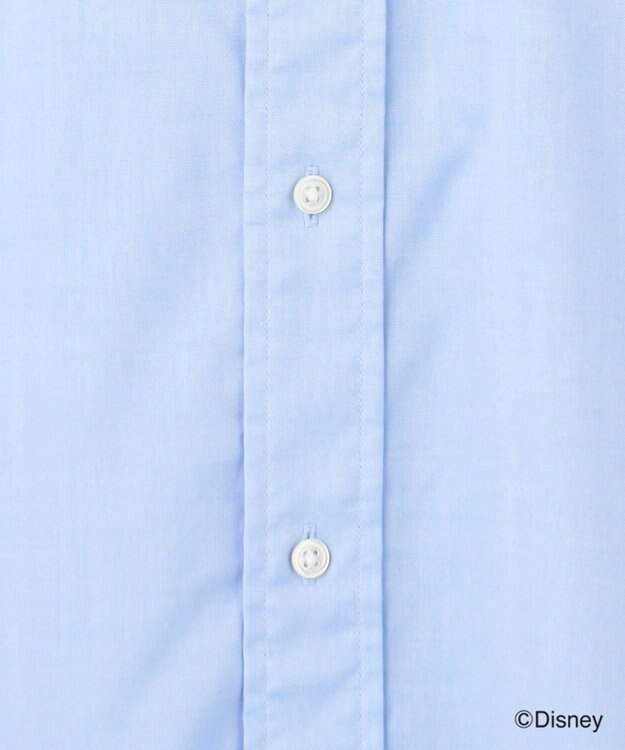 J.PRESS MEN 【DISNEY COLLECTION】【UNISEX】ピンオックス シャツ/ B.D. / ミッキーマウス サックスブルー系