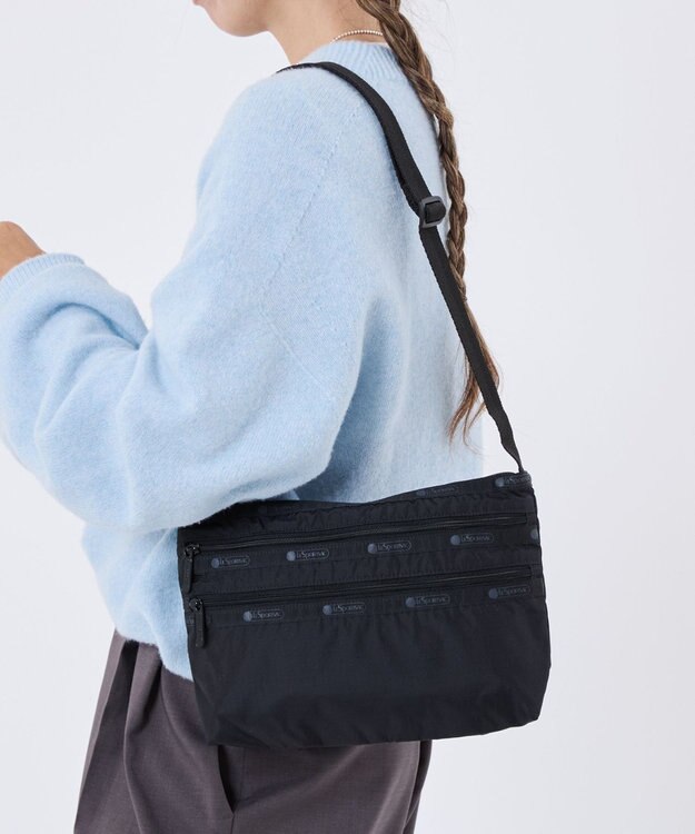 LeSportsac QUINN BAG/リサイクルドブラックJP リサイクルドブラックJP