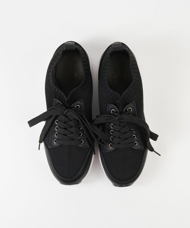 BONTRE 【pied du lapan/ピエドラパン】軽量ニットスニーカー/50741ZI ブラック