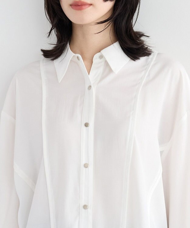 YECCA VECCA ストリングデザインシャツ White