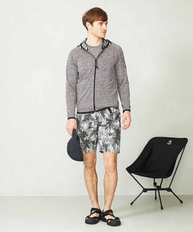 JOSEPH ABBOUD MOUNTAIN 【UNISEX】接触冷感 UV対策 クールスキンガードパーカー グレー系