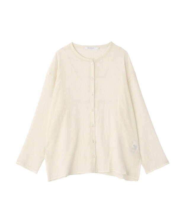 AMERICAN HOLIC 楊柳シアーブラウス Off White