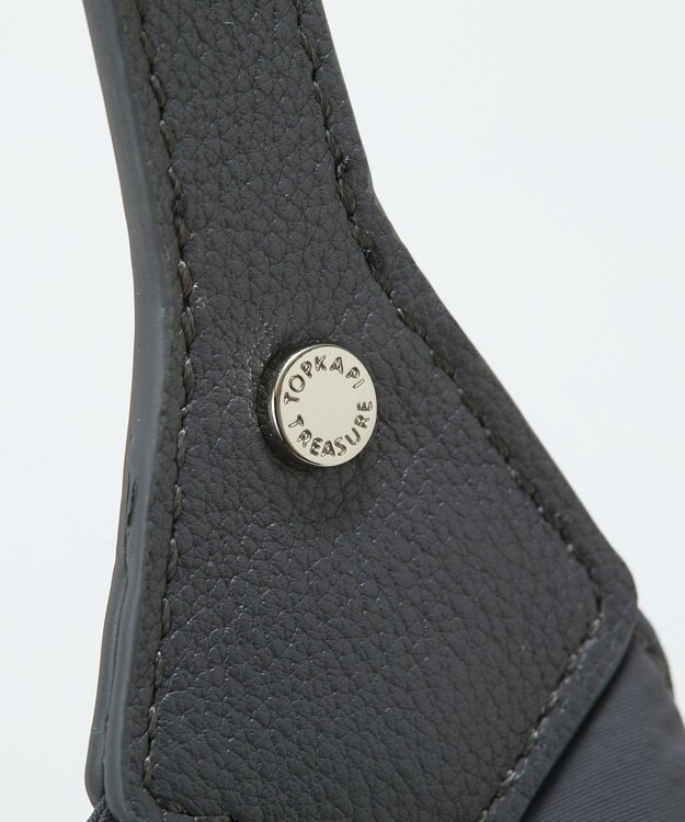 TOPKAPI 【TREASURE TOPKAPI】ナイロン アウトポケット 2way ショルダーバッグ / 軽量 ミディアムグレー