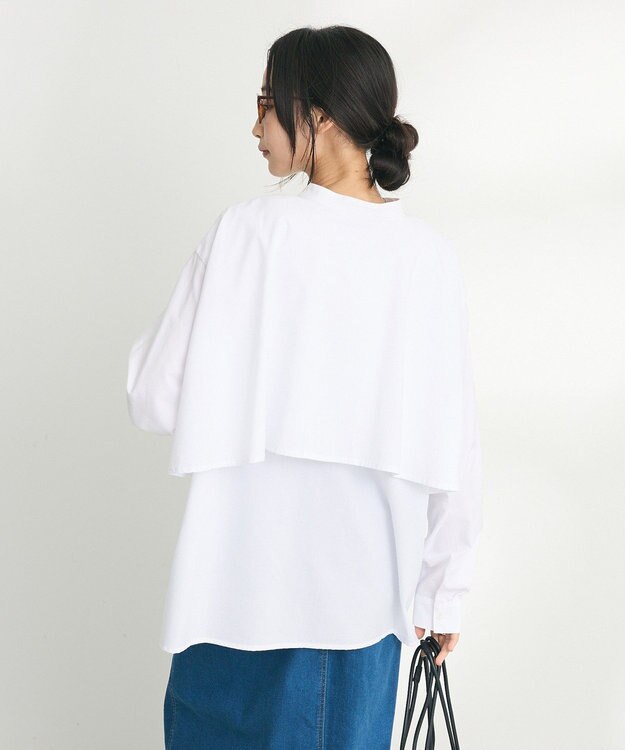 CRAFT STANDARD BOUTIQUE バックフリルシャツ Off White