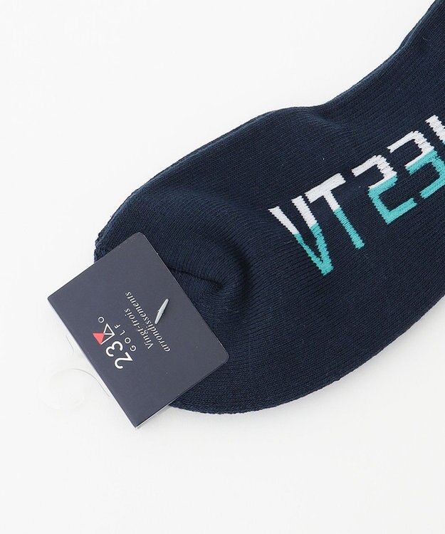 23区GOLF 【MEN】ロゴ アンクルソックス ネイビー系