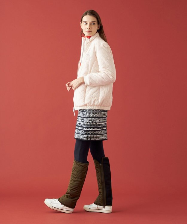 23区GOLF 【WOMEN】【防寒】キルティング ブルゾン ホワイト系