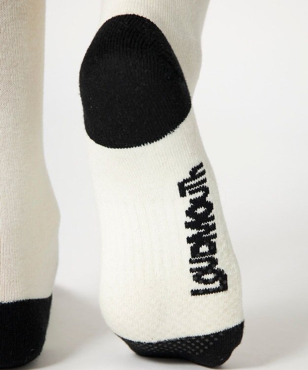 FILA GOLF／marie claire 【LOUDMOUTH】バイカラーハイソックス White