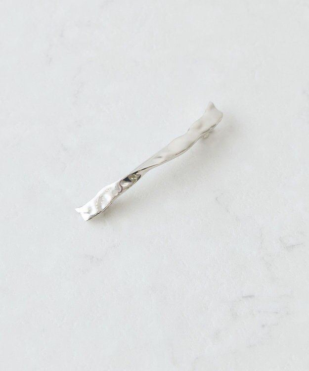 AMERICAN HOLIC メタルツイストバレッタ Silver