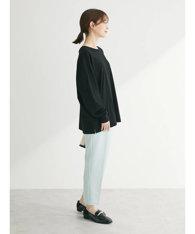 Green Parks 前後でも着れちゃう万能長袖ロンＴ Black