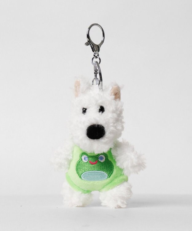 WEGO わんこぬいぐるみキーホルダー グリーン