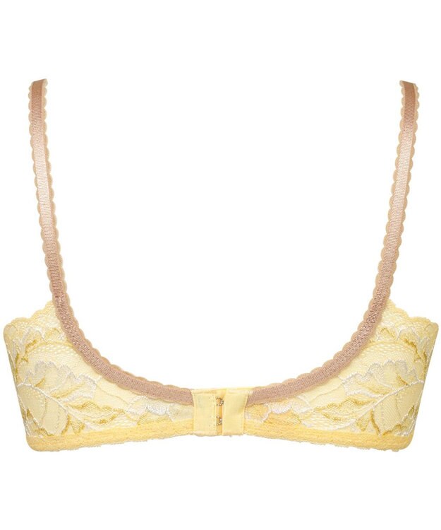 Wing ブラジャー 背中の段差をスムージング 脇高設計 胸ふっくら 【後ろ姿きれいブラ】 ブラ KB2721 ウイング／ワコール イエロー