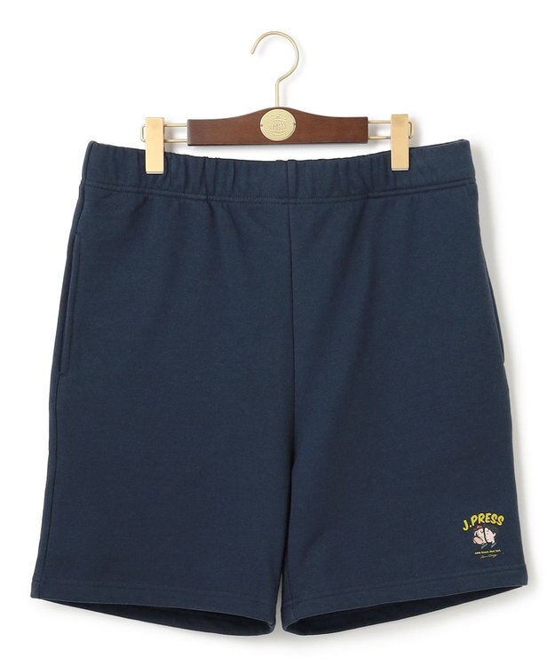 J.PRESS MEN 【AaronChang】【UNISEX】スウエット ショートパンツ ネイビー系