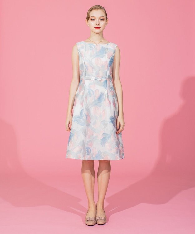 TOCCA 【洗える！】MOONLIGHT ドレス サックスブルー系