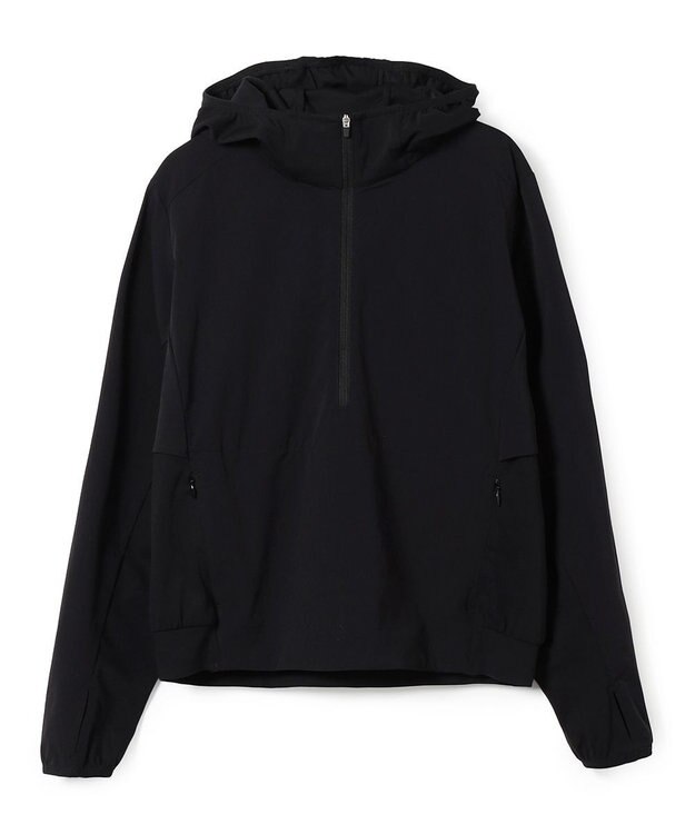 Chacott ランナーズハーフジップジャケット ブラック