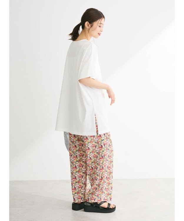 Green Parks 冷っとすずやか　袖広チュニック Off White