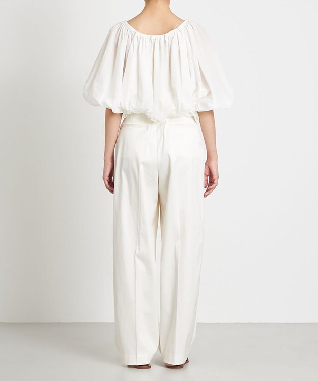 NAVE 【Nave　洗える】シアーリリーブラウス ホワイト系