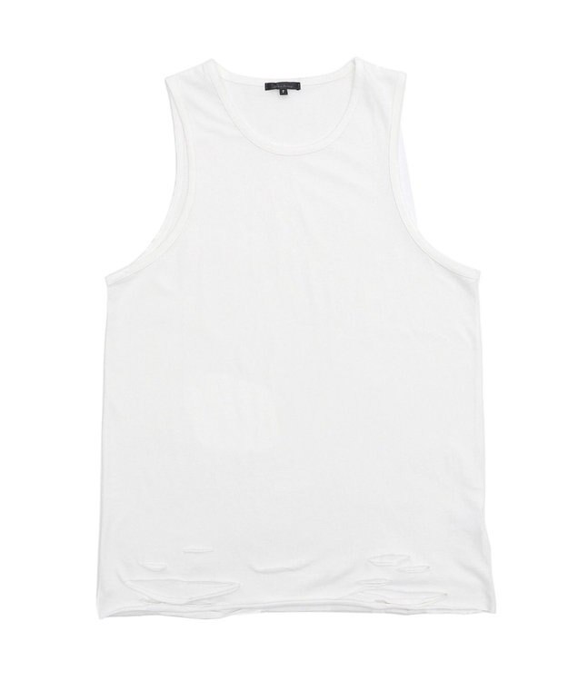 WEGO ダメージタンクトップ ホワイト