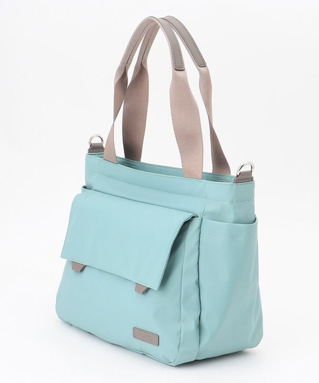 Y'SACCS ダブルタブ　トラベル2WAYトートバッグ ライトグリーン