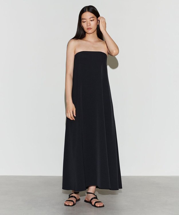 NAVE 【Nave　洗える】ボリュームフレアドレス ブラック系