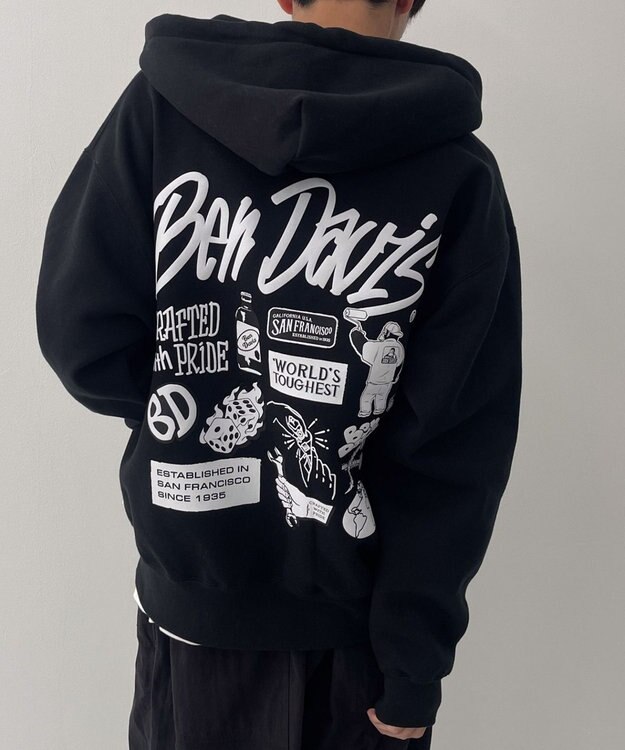 WEGO BENDAVIS　SELECTION　ZIP　HOODIE ブラック