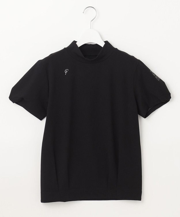 23区GOLF 【23Fondation/WOMEN】【UVケア】モックネックシャツ ブラック系