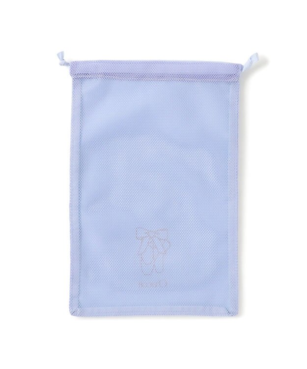 Chacott ポワント半メッシュ巾着M ベビーブルー