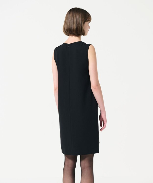 GRACE CONTINENTAL ビジュー刺繍ドレス ブラック