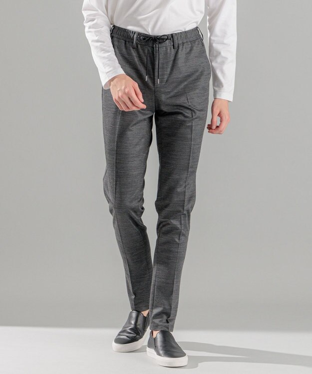 JOSEPH HOMME 新素材【抜群のストレッチ性/セットアップ対応可】スプリングウールジャージー / PEGG CONVERTIBLE グレー系