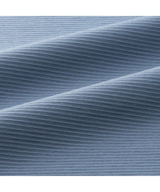 ZERO HALLIBURTON 【吸水速乾・UVケア】 ダブルリブ着心地ジッパーモックネックTシャツ ZHG-M5S7d 82955 ライトブルー