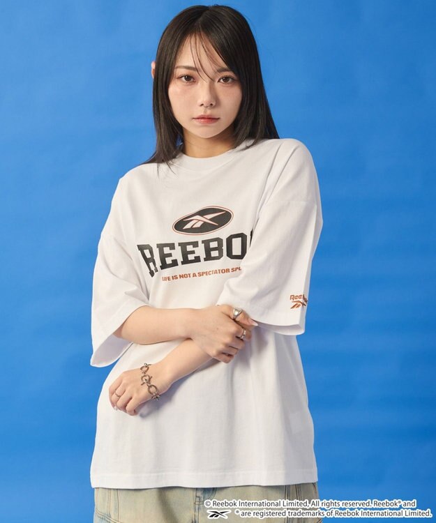 WEGO 【ユニセックス着用ITEM】別注ReebokグラフィックT（SS） ホワイト