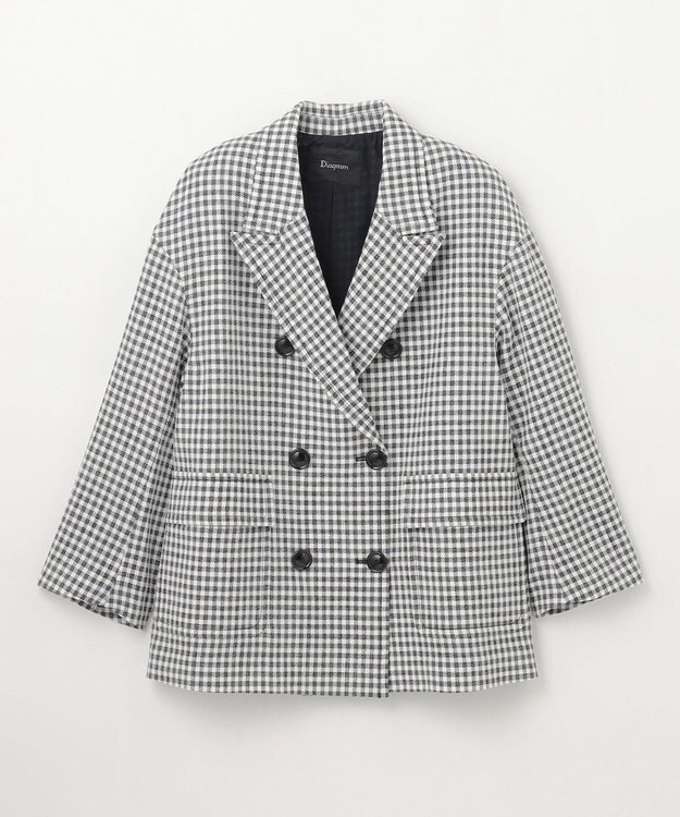 GRACE CONTINENTAL オーバーテーラードジャケット バイカラー