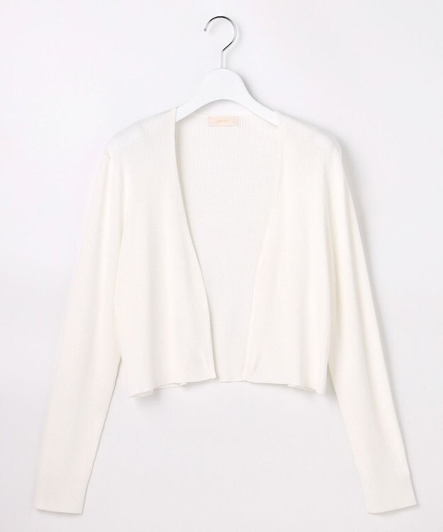 ANY SIS リブショートレングス カーディガン オフ