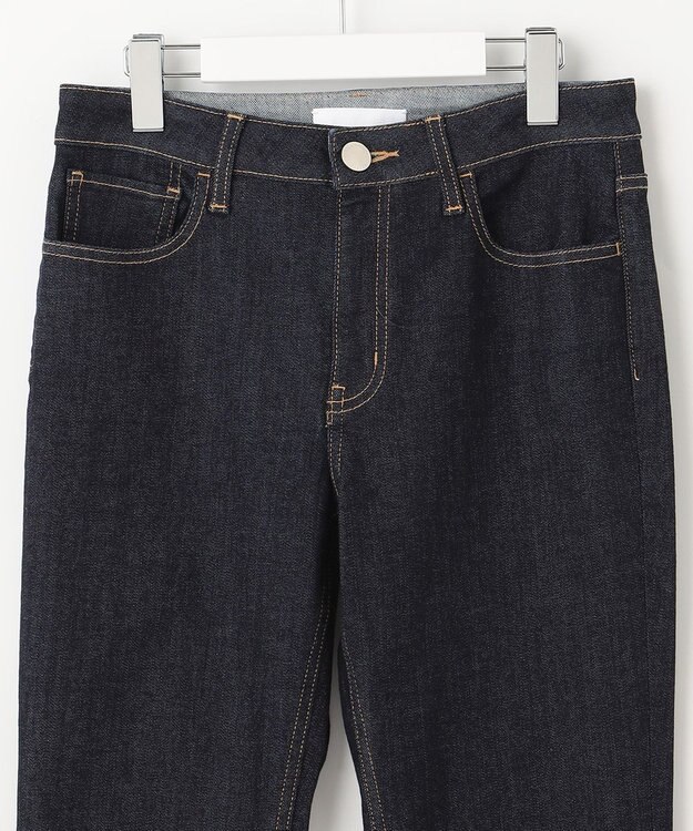自由区 【WE WANT】365DENIM ストレートスリムデニム パンツ ネイビー系