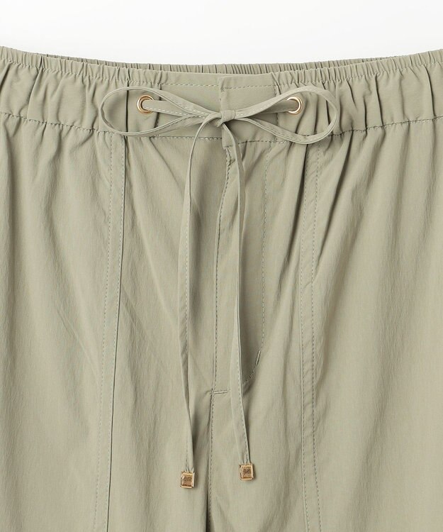 ANY 【洗濯機可/ウエストゴム】パラシュートパンツ カーキ