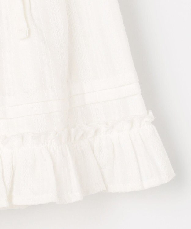 ANY KIDS 【洗濯機可能】カラミドビー ティアードスカパン オフホワイト